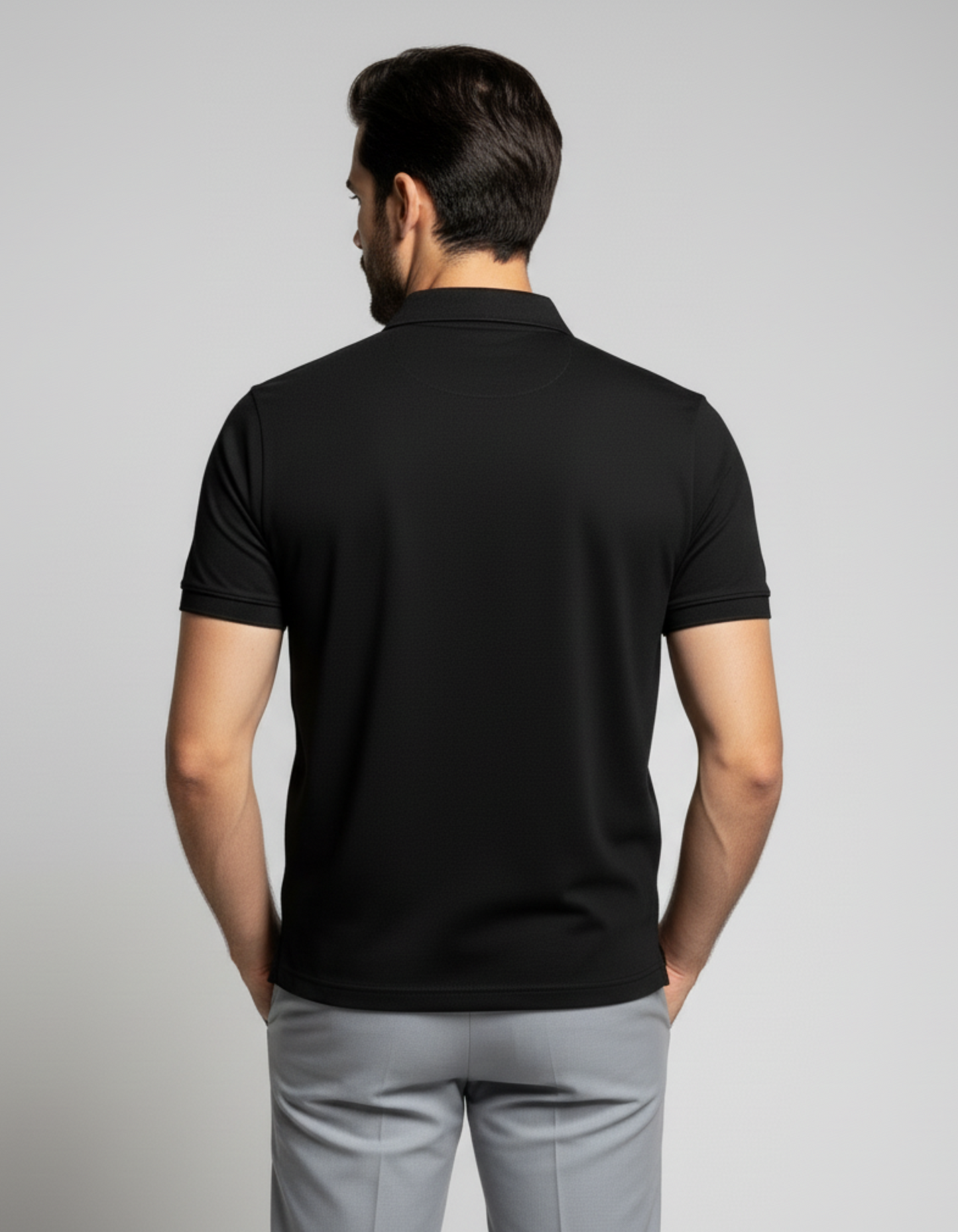 Black Polo T-Shirt
