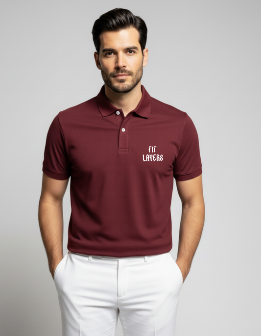 RED Polo T-SHIRT
