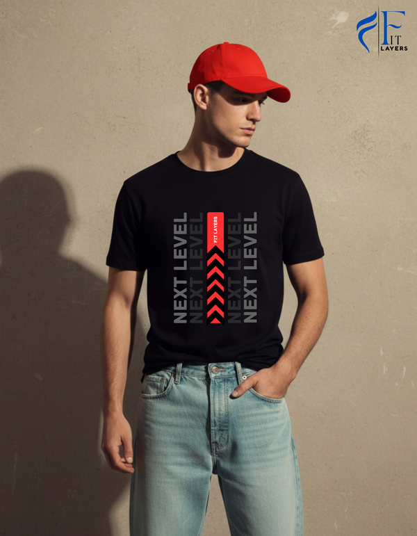Regular Fit Black T-Shirt