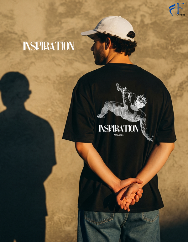 Black oversized t-shirt