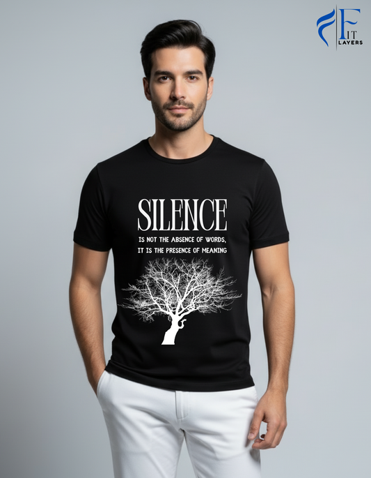 REGULAR FIT BLACK T SHIRT