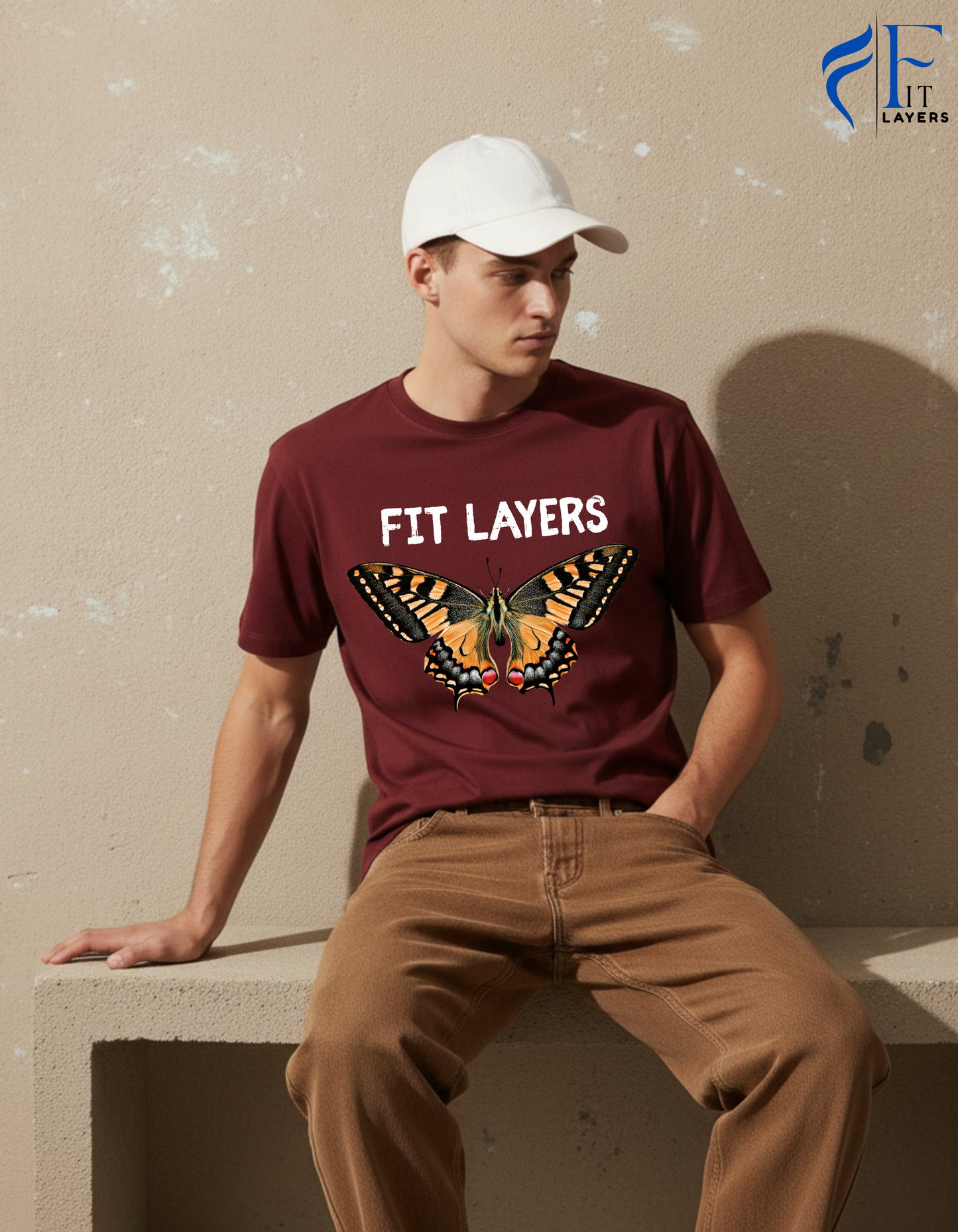 Regular Fit Maroon T-Shirt