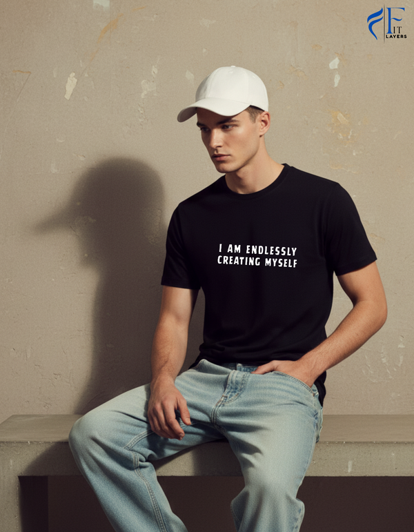 Regular Fit Black T-Shirt