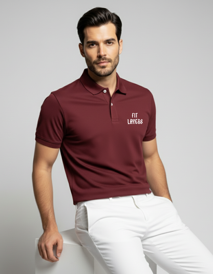 RED Polo T-SHIRT