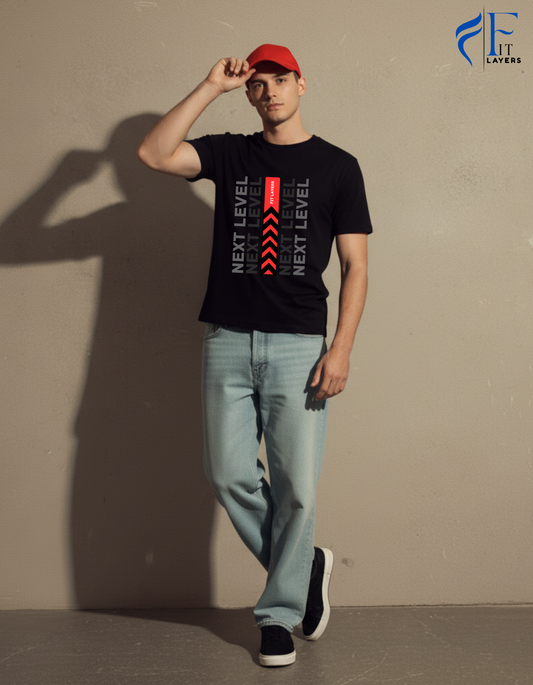 Regular Fit Black T-Shirt