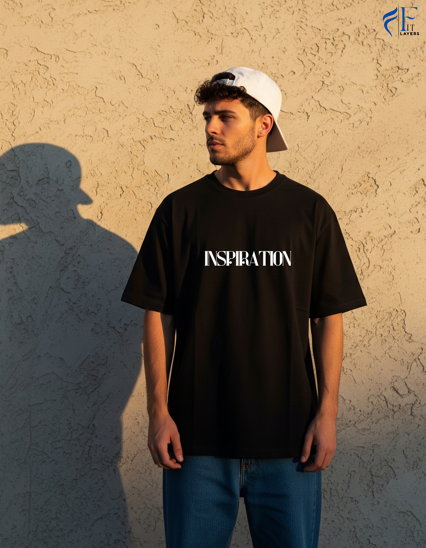 Black oversized t-shirt