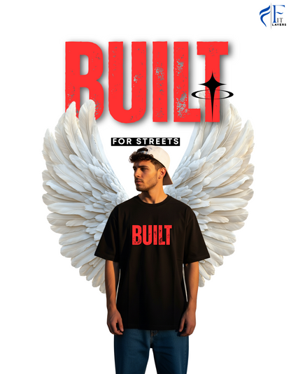 Built to Fly Oversized T-Shirt – Black