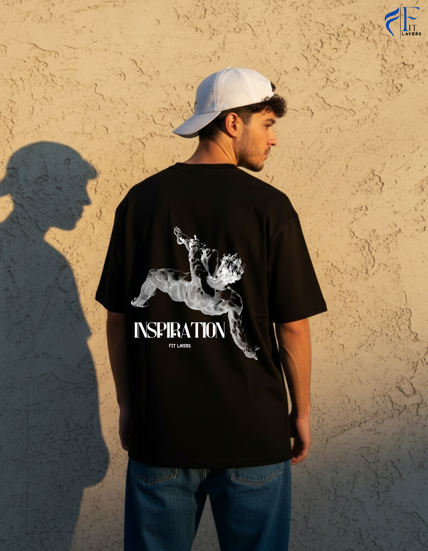 Black oversized t-shirt