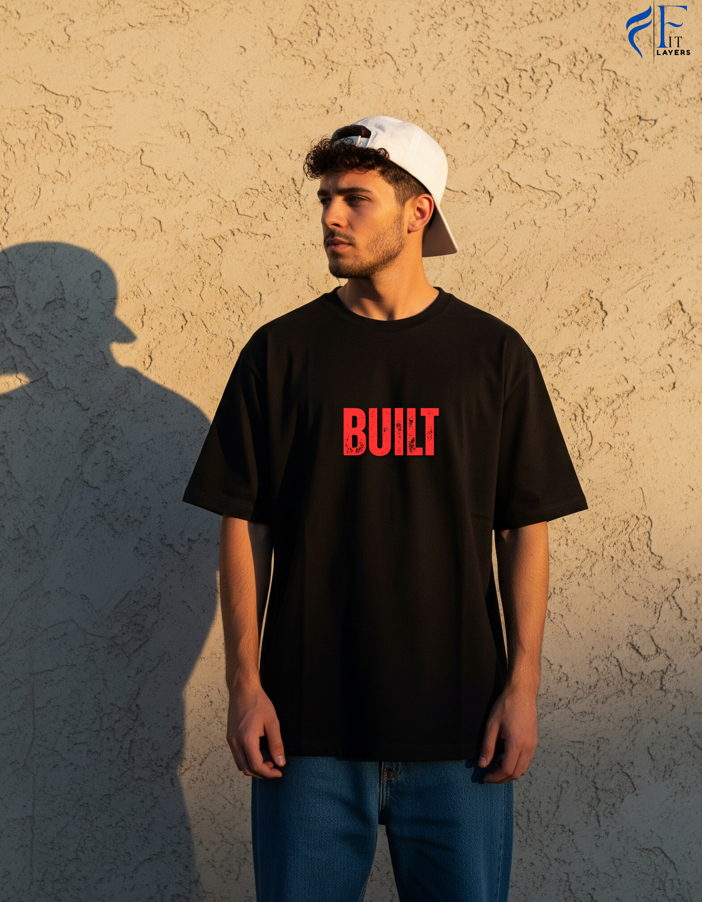 Built to Fly Oversized T-Shirt – Black