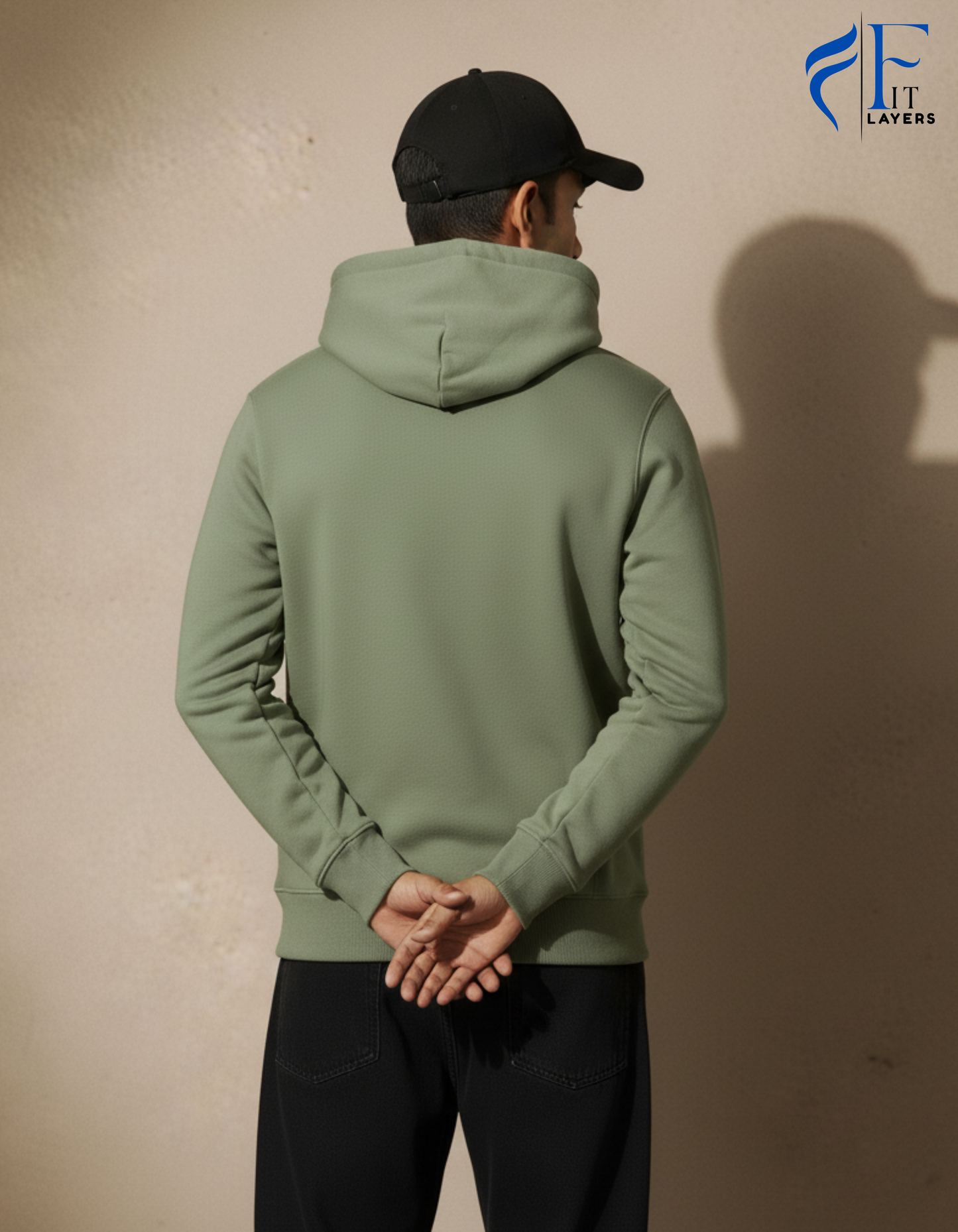 Sage Green Cotton Hoodie